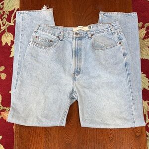 GAP Factory Men’s Light Wash Easy Relaxed Fit Straight Jeans 36x30